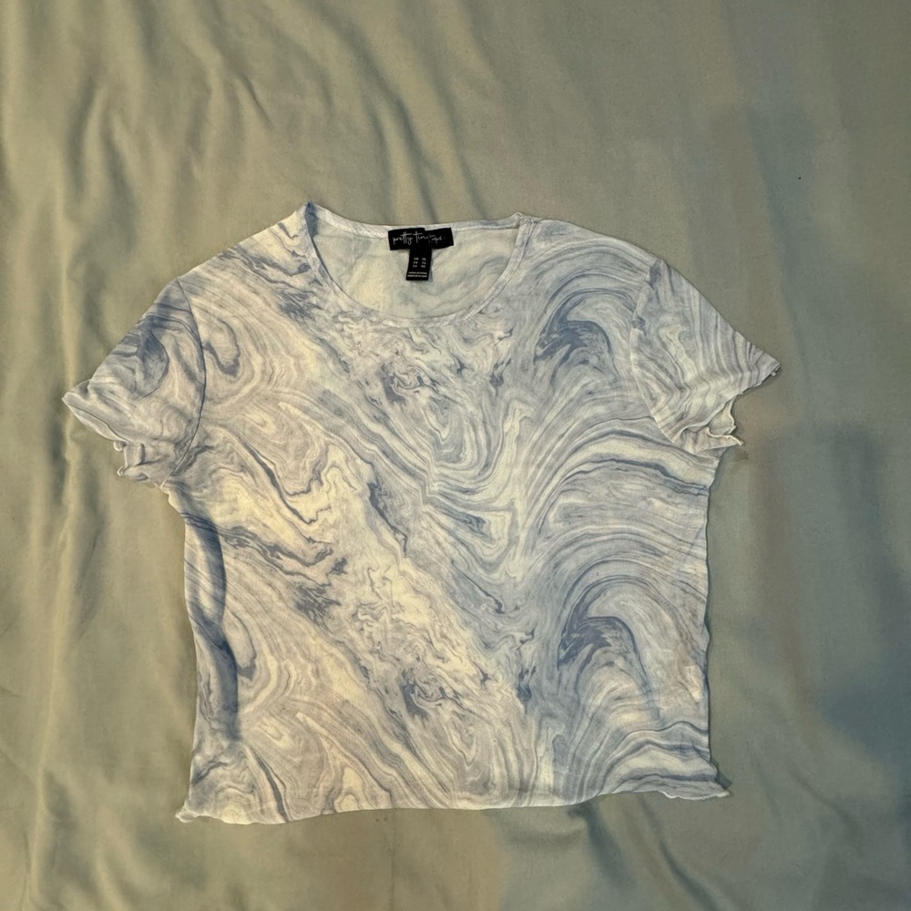 Pretty Tiny Tops Mesh Shortsleeve